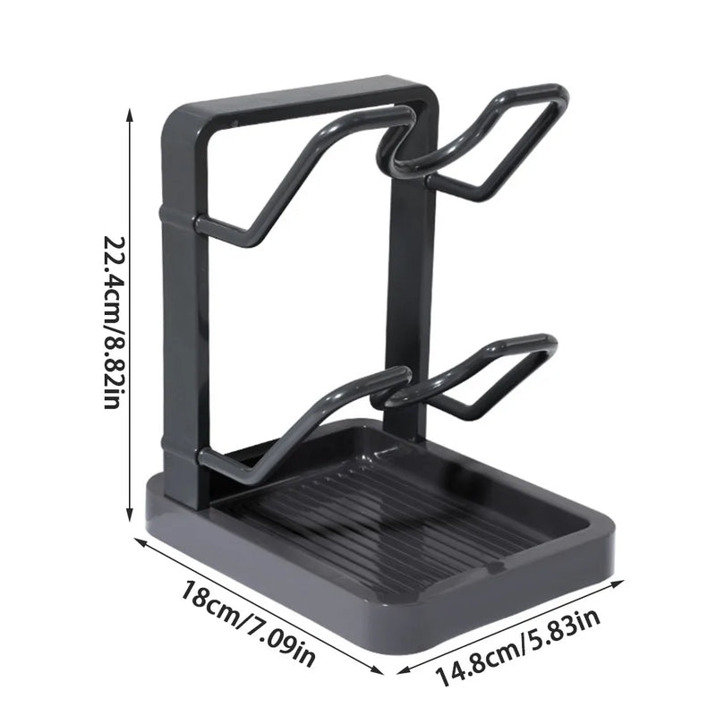 Organizador escurridor de tapas ajustable