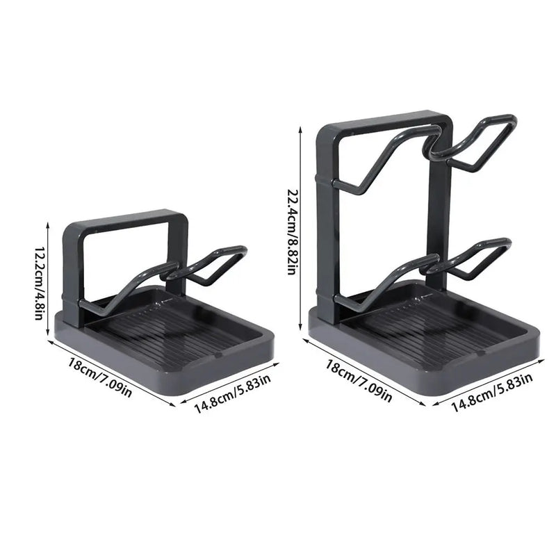 Organizador escurridor de tapas ajustable